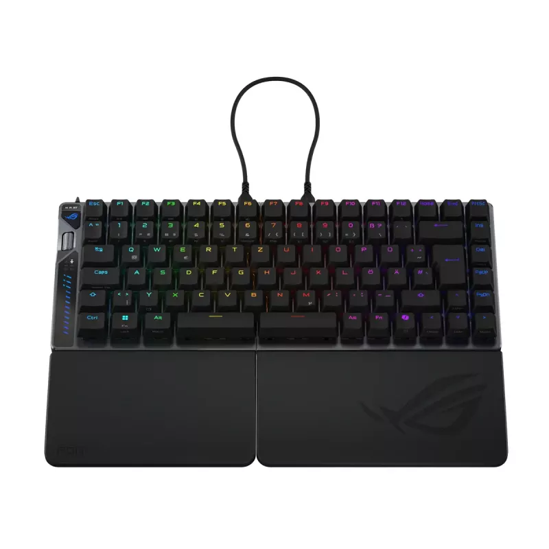 ASUS ROG Falcata klávesnica herná USB + RF Wireless + Bluetooth QWERTZ nemecká čierna