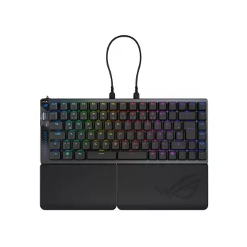 ASUS ROG Falcata klávesnica herná USB + RF Wireless + Bluetooth QWERTZ nemecká čierna