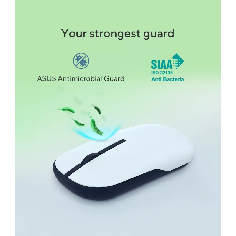 ASUS Marshmallow MD100 myš Office obojručná RF Wireless + Bluetooth optická 1600 DPI
