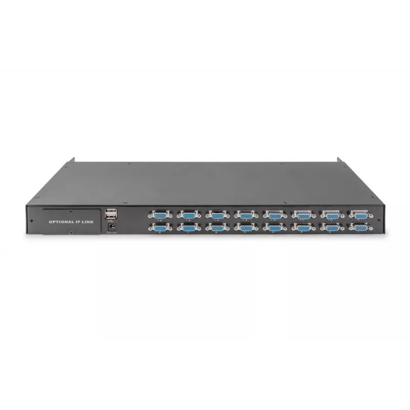 DIGITUS modulárny KVM prepínač 16-portový pre modulárnu KVM konzolu