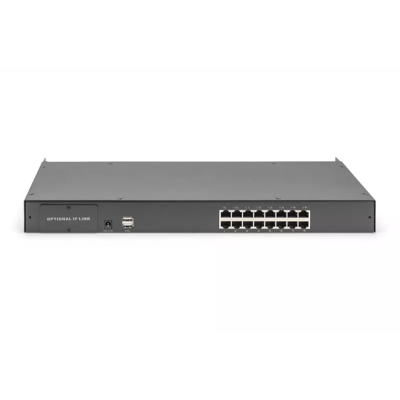 DIGITUS modulárny Cat5 KVM prepínač 16-portový pre modulárnu KVM konzolu
