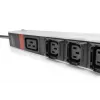 DIGITUS IT BASIC PDU. 3PH. 16A. 24 x C13. 3 x C19 vertikálny. 3m kábel. IEC309 3Ph-16A konektor samec