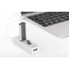 DIGITUS USB 2.0 Type-C HUB s čítačkou kariet 3x USB 2.0. 1x SD, 1x MicroSD konektor hliníkové puzdro