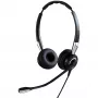 Jabra BIZ 2400 II Duo, káblový, kancelária/call centrum, 77 g, headset, čierna, strieborná