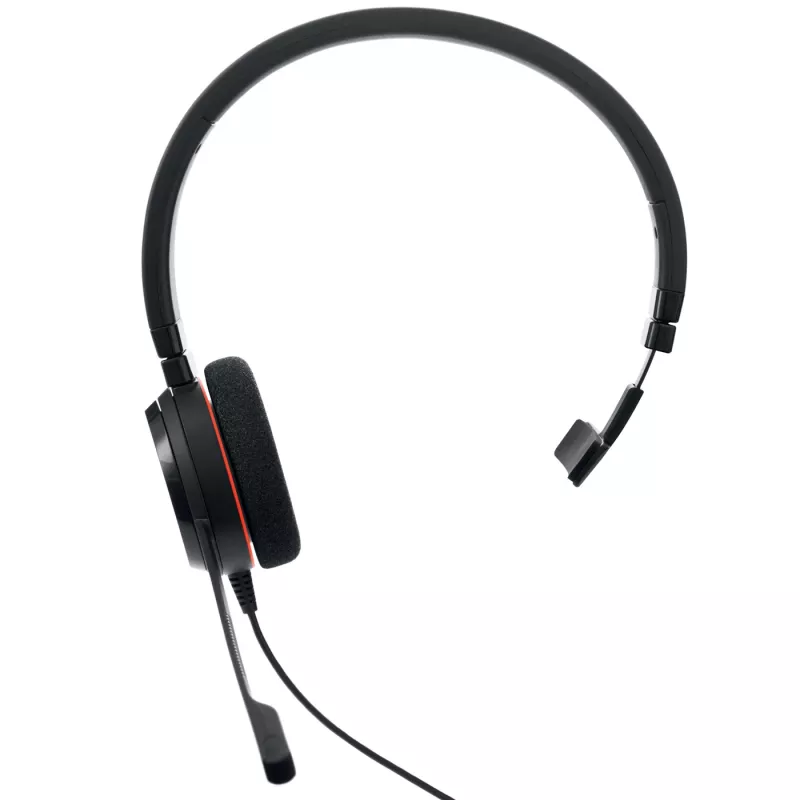 Jabra EVOLVE 20 MS Mono, káblový, kancelária/call centrum, 150 - 7000 Hz, 142 g, headset, čierna
