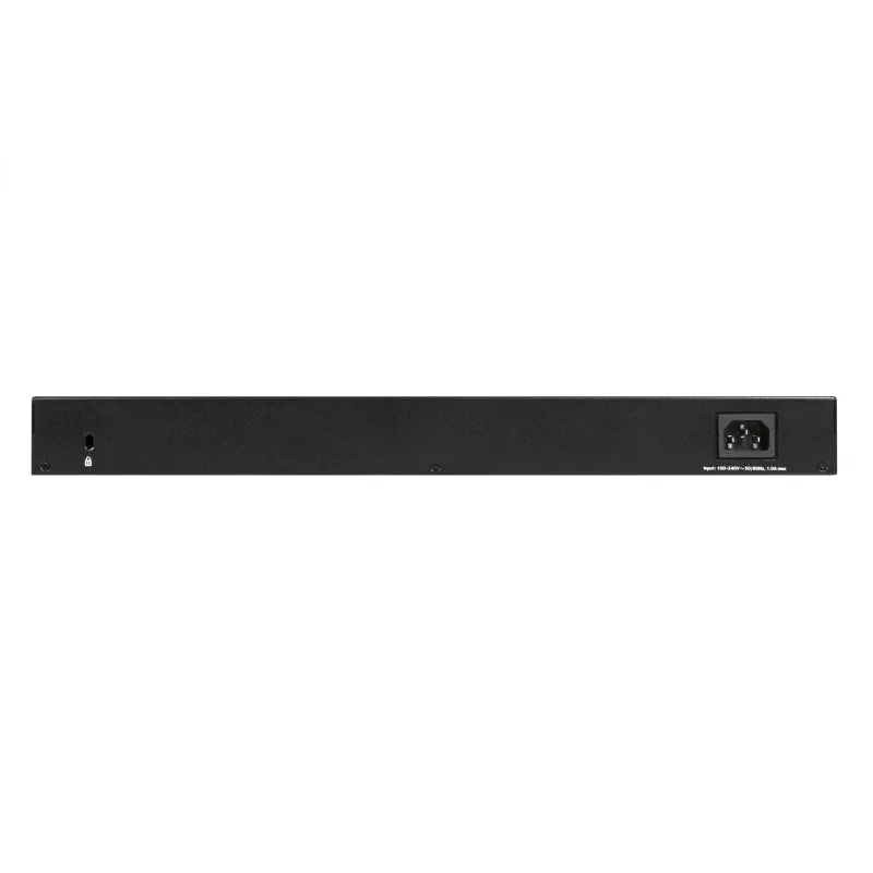 NETGEAR GS348 unmanaged Gigabit Ethernet (10/100/1000) 1U čierna