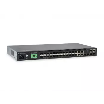 LevelOne KILBY 28-portový L3 Lite Managed Gigabit Fiber Switch, 4 x 10GbE SFP+, 4 x Gigabit SFP/RJ45 Combo