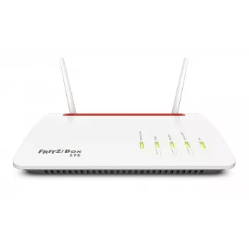Box FRITZ 6890 LTE Wireless Router Gigabit Ethernet Dual-Band (2,4 GHz / 5 GHz) 4G čierny, červený, biely