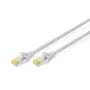 DIGITUS Patch kábel - CAT6a - S/FTP - Snagless - Cu - 7 m - sivý