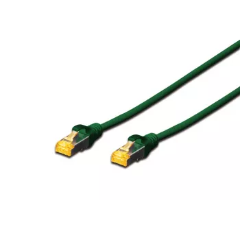 DIGITUS Patch kábel medený vodič - CAT6a - S/FTP - ochrana kábla - 10 m - zelená