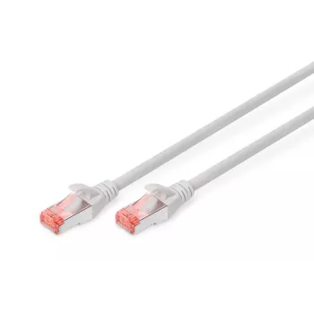 DIGITUS Patch kábel - CAT6 - S/FTP - ochrana jazýčka - Cu - 3 m - sivá