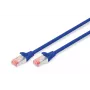DIGITUS Patch kábel - CAT6 - S/FTP - ochrana jazýčka - Cu - 3 m - modrá