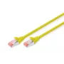 DIGITUS Patch kábel - CAT6 - S/FTP - ochrana západky - Cu - 10 m - žltá