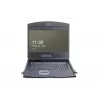 DIGITUS DS-72211-3GE 19-palcová LCD KVM konzola, 16-portové VGA, touchpad, nemecká klávesnica