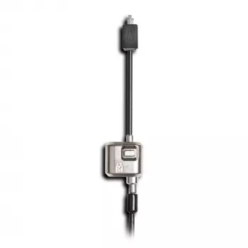 Kensington MiniSaver Mobile Keyed Lock, 1,8 m, Kensington, kľúč, plochý kľúč, uhlíková oceľ, čierna