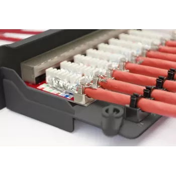 DIGITUS Professional CAT6A, trieda EA Patch Panel, tienený