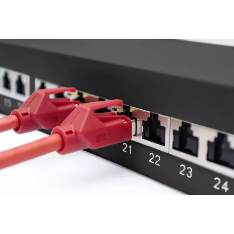 DIGITUS Professional CAT6A, trieda EA Patch Panel, tienený