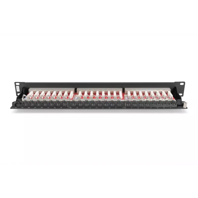 DIGITUS Professional CAT6A, trieda EA Patch Panel, tienený
