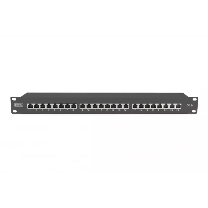 DIGITUS Professional CAT6A, trieda EA Patch Panel, tienený