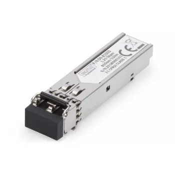 DIGITUS 1,25 Gbit/s SFP modul, až do 550 m Multimode, LC-Duplex konektor samec 1000Base-SX, 850 nm