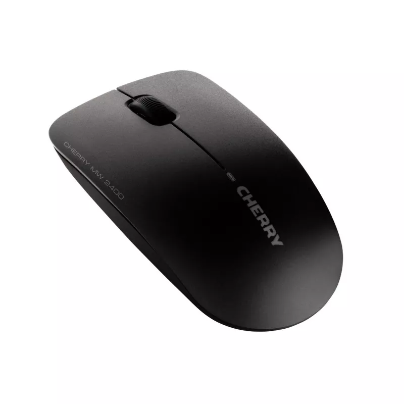 CHERRY MW 2400 Bezdrôtová myš, čierna, USB, Ambidextrous, Optical, RF Wireless, 1200 DPI, čierna