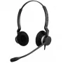 Jabra BIZ 2300 Duo, USB, UC, káblový, kancelária/call centrum, 150 - 4500 Hz, 65 g, headset, čierna