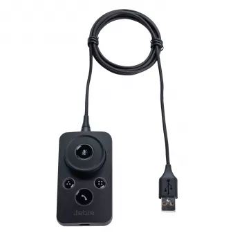 Jabra Engage Link – USB-A MS, audio, káblový, tlačidlá, čierna
