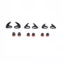 Jabra Evolve 75e sada príslušenstva, ušné polštárky, gél, čierna, červená