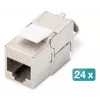 DIGITUS DN-93615 tienený modul Keystone CAT 6A, montáž bez náradia