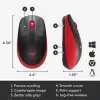 Myš Logitech M190 Wireless USB červená