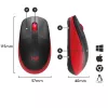 Myš Logitech M190 Wireless USB červená