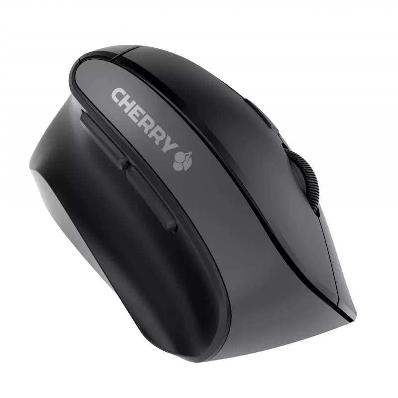 CHERRY MW 4500 LEFT bezdrôtová 45-stupňová myš, čierna, USB