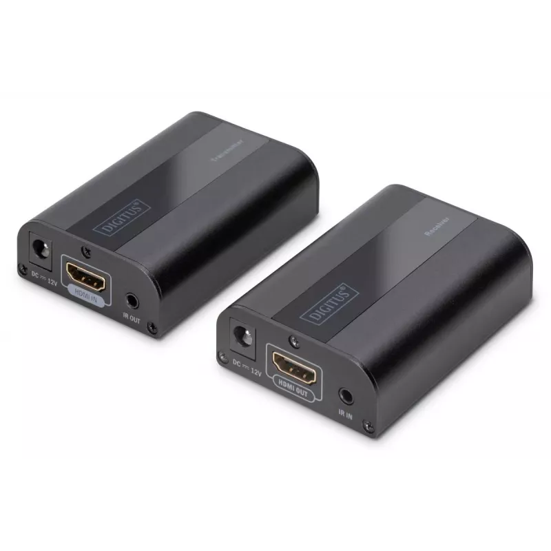 DIGITUS 4K HDMI predlžovač sada, HDMI 2.0 30/60 m cez sieťový kábel (CAT6, 6a, 7), UHD 4K2K/60 Hz