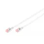 DIGITUS tenký patch kábel - CAT6 - U/FTP - Snagless - Cu - 10 m - sivý