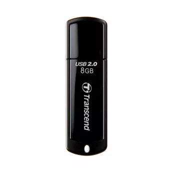 TRANSCEND Jetflash 350 - 8 GB USB kľúč - USB 2.0 - čierna
