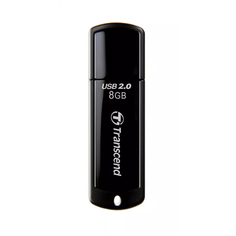 TRANSCEND Jetflash 350 - 8 GB USB kľúč - USB 2.0 - čierna