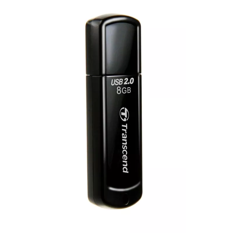 TRANSCEND Jetflash 350 - 8 GB USB kľúč - USB 2.0 - čierna