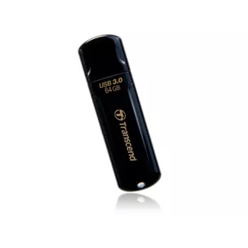 TRANSCEND JetFlash 700 - 64 GB USB kľúč - USB 3.0 - čierna