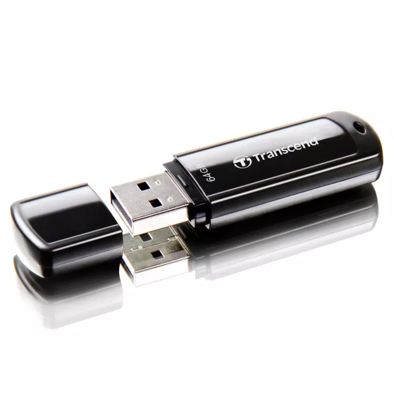 TRANSCEND JetFlash 700 - 64 GB USB kľúč - USB 3.0 - čierna