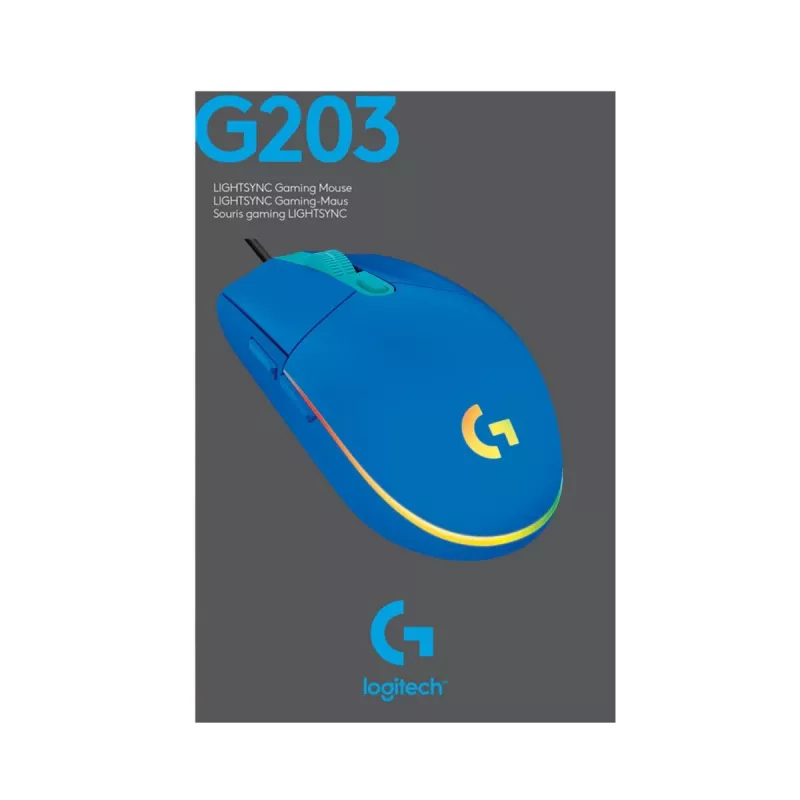 Herná myš Logitech G G203 LIGHTSYNC USB Type-A