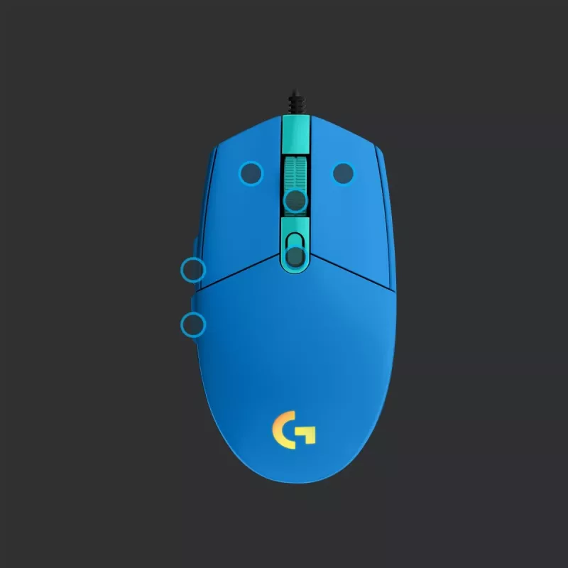 Herná myš Logitech G G203 LIGHTSYNC USB Type-A