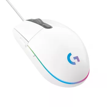 LOGITECH G203 Lightsync herná myš USB biela