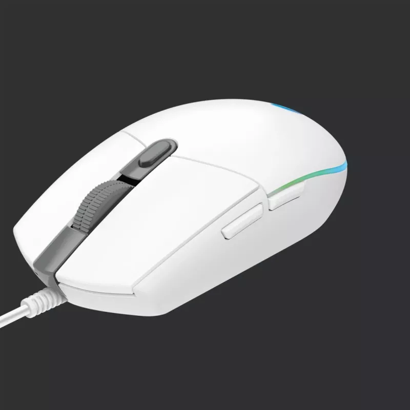 LOGITECH G203 Lightsync herná myš USB biela