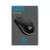 LOGITECH G203 Lightsync herná myš USB biela