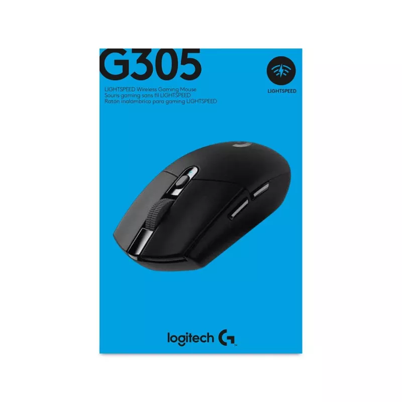 Logitech G305 Lightspeed bezdrôtová herná myš, čierna