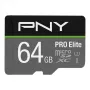 PNY Micro-SD Pro Elite 64 GB Class 10 UHS-I U3 A1 V30 SD adaptér