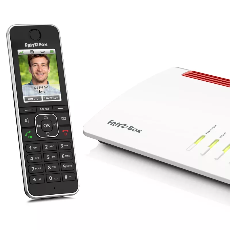 DECT telefón AVM FRITZ!Fon C6 čierny