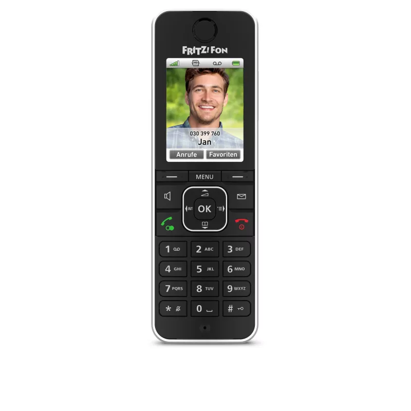 DECT telefón AVM FRITZ!Fon C6 čierny