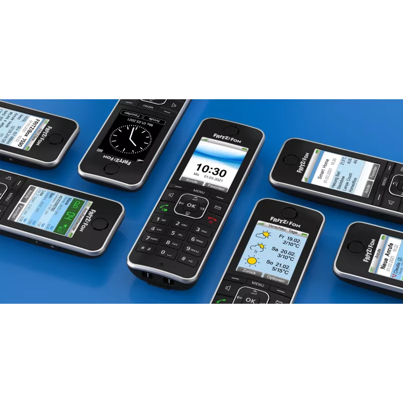DECT telefón AVM FRITZ!Fon C6 čierny