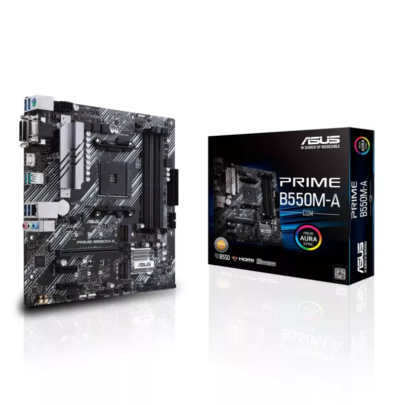 Základná doska ASUS Prime B550M-A/CSM AMD B550 Socket AM4 micro ATX
